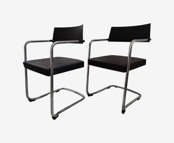 Lot de deux chaises de bureau design