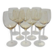 Set of 9 stemmed glasses