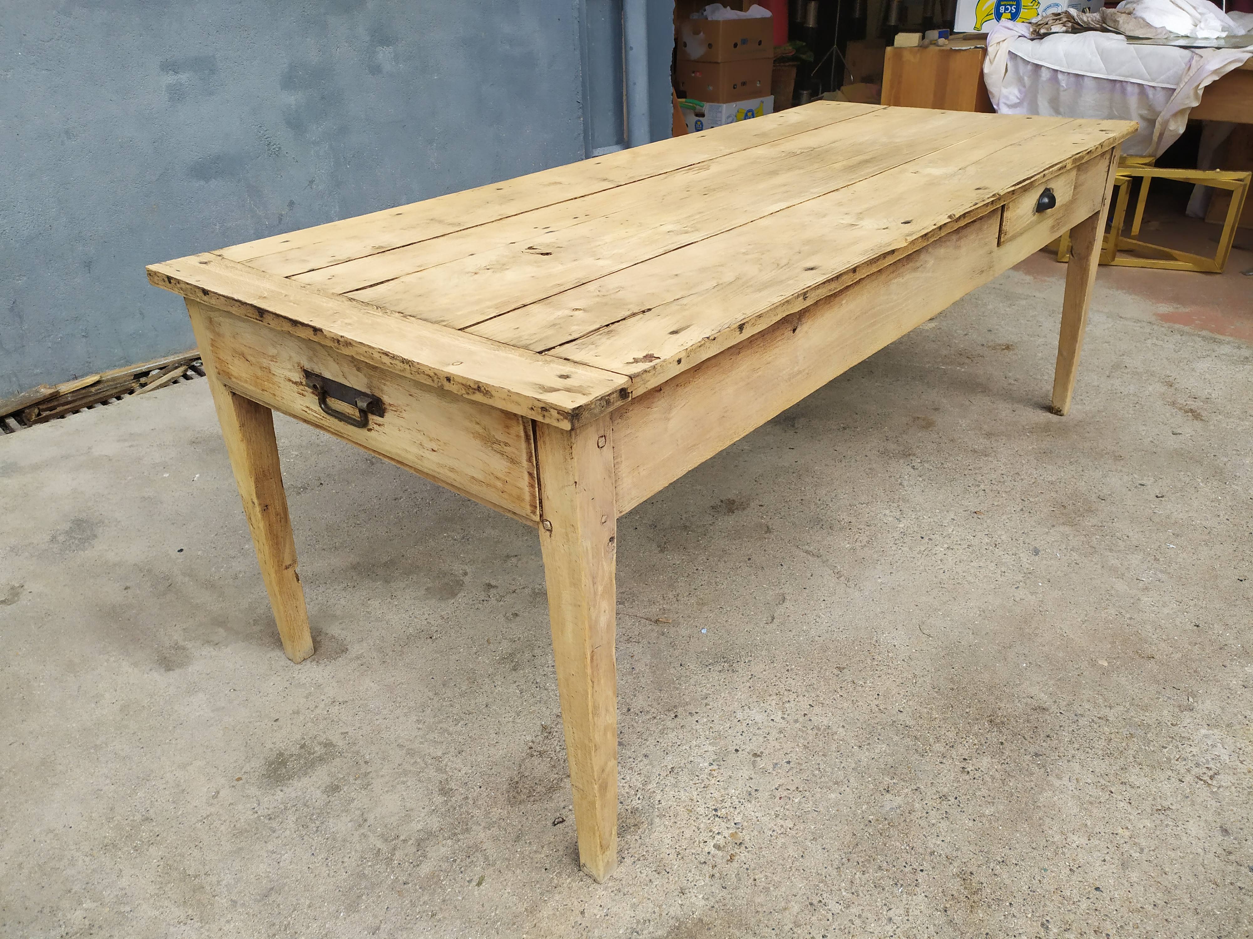 Table de ferme rallonge