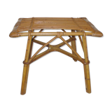 Rattan coffee table from the 1950s