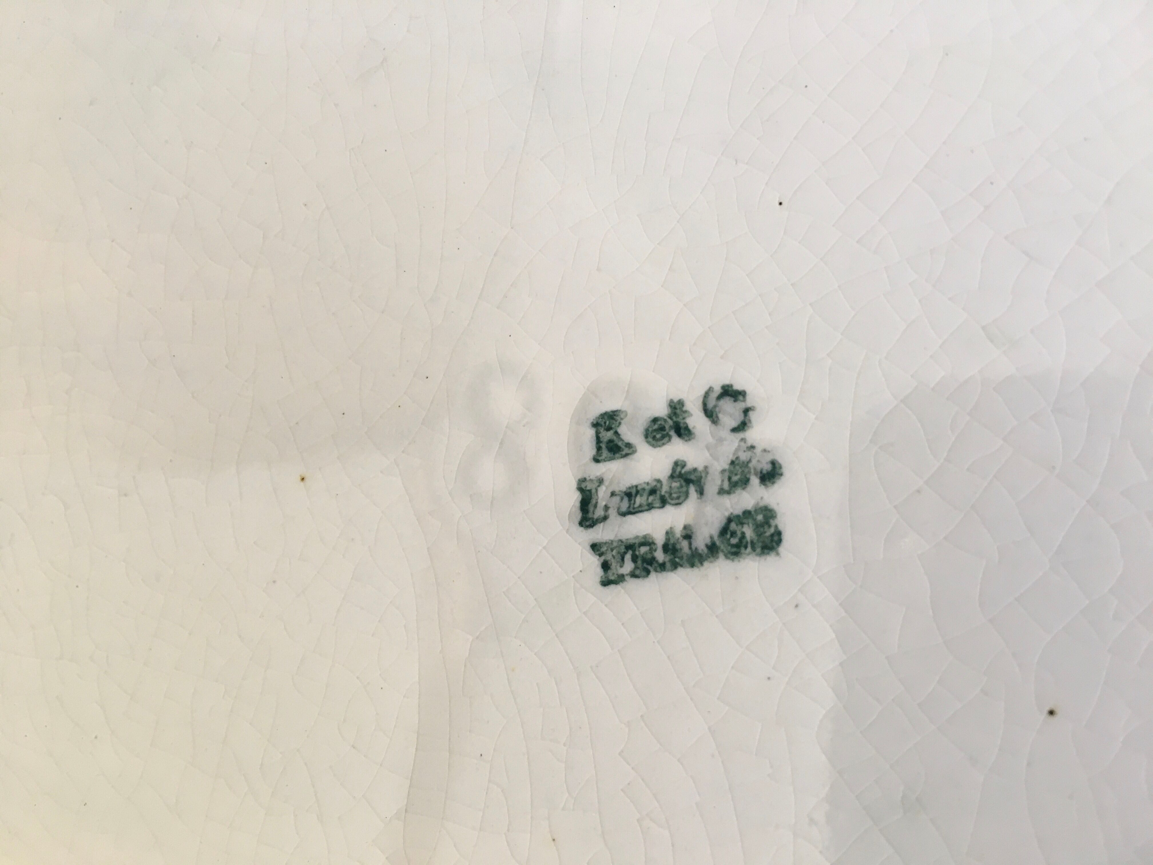 Gardener in Lunéville earthenware