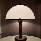 White mushroom table lamp 1970s space age