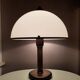 White mushroom table lamp 1970s space age