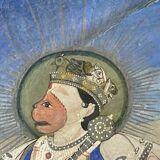 Indian miniature depicting an avatar of Anupam the monkey god