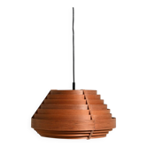 Pendant lamp in Swedish pine from Scandinavian production, 1960s