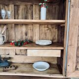 Solid wood sideboard, renovated