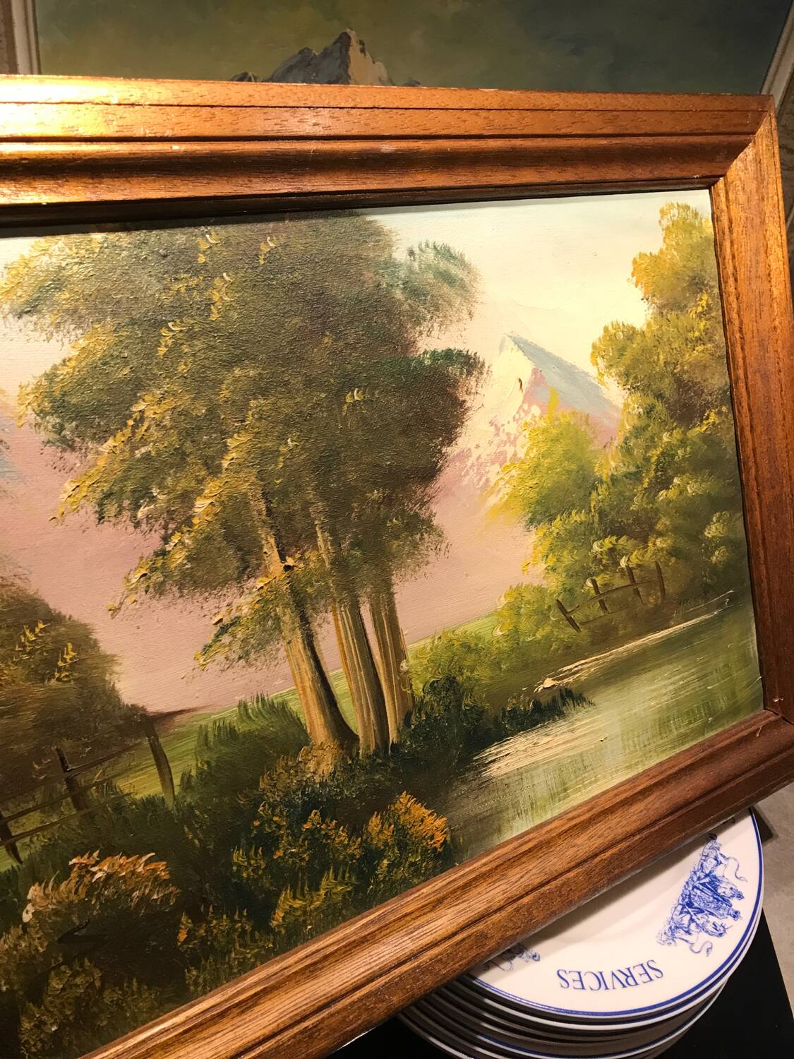 Expressionist oil on canvas, 20th century