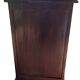 meuble rangement cuisine ou loisirs créatifs 3 tiroirs et 1 tablette en bois massif marron vernissé