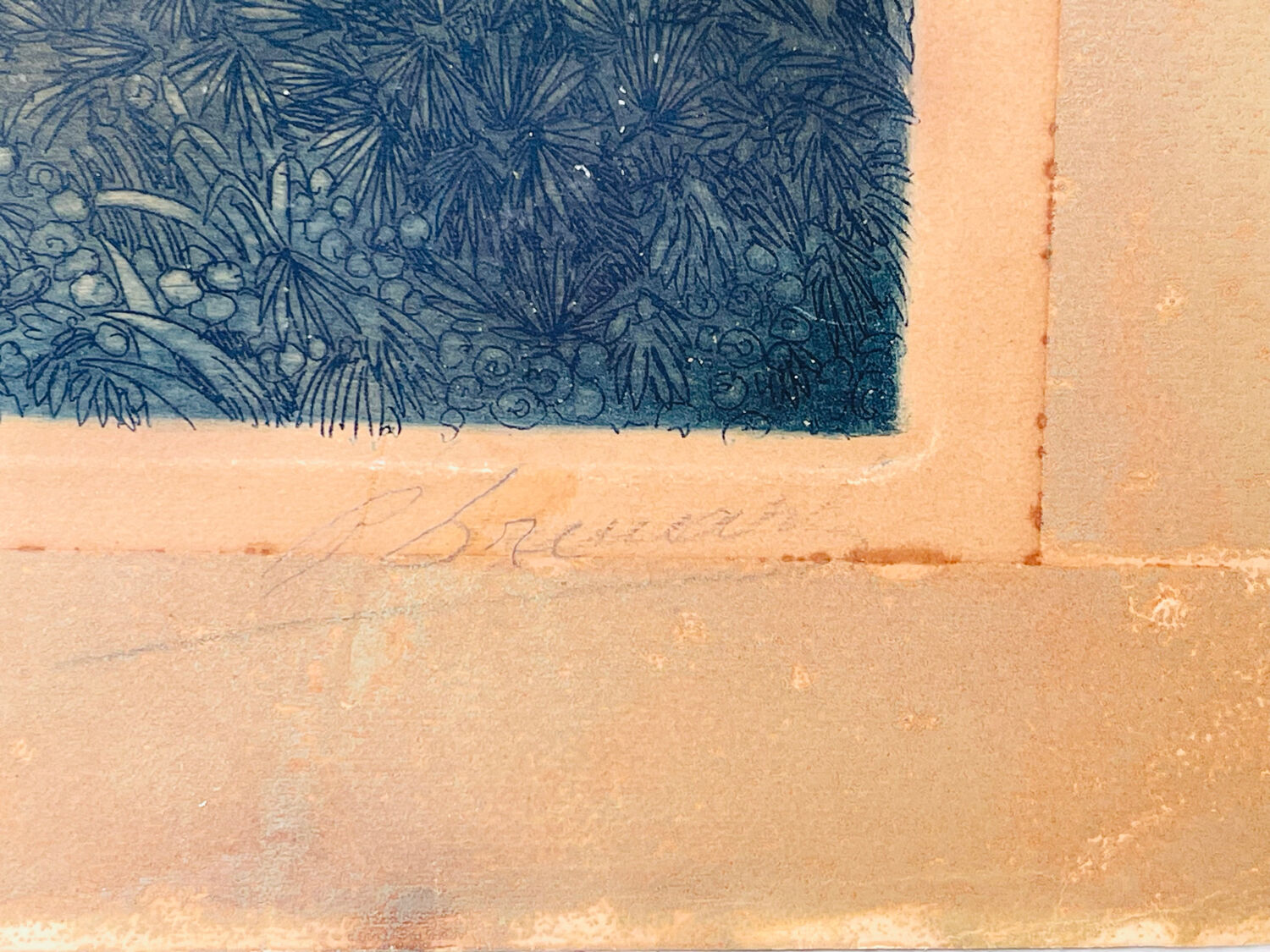 Old numbered etching – Monte-Carlo and the Casino of Monaco