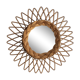 Sun rattan mirror 30cm