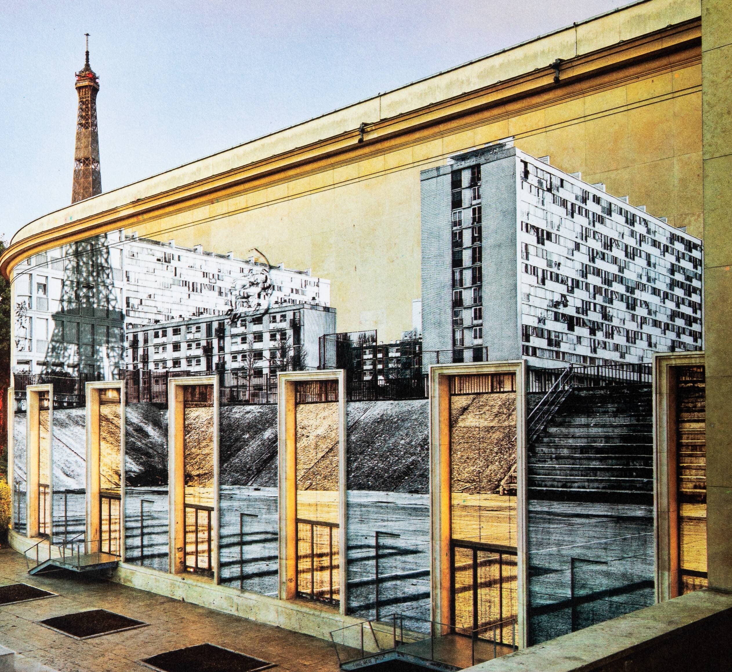 Original lithograph signed by JR: Palais de Tokyo, 2022