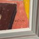 Original Swedish Oil On Panel – “Books And Blossoms” – Vintage & Framed – 91 × 77 Cm