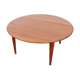 Table basse vintage Wikkelso en teck, années 60-70.