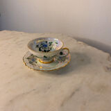 Pearlescent porcelain tea cup set