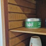 Scandinavian style teak wall or table shelf