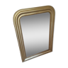 Miroir Louis Philippe 105 x 77 cm ancien doré