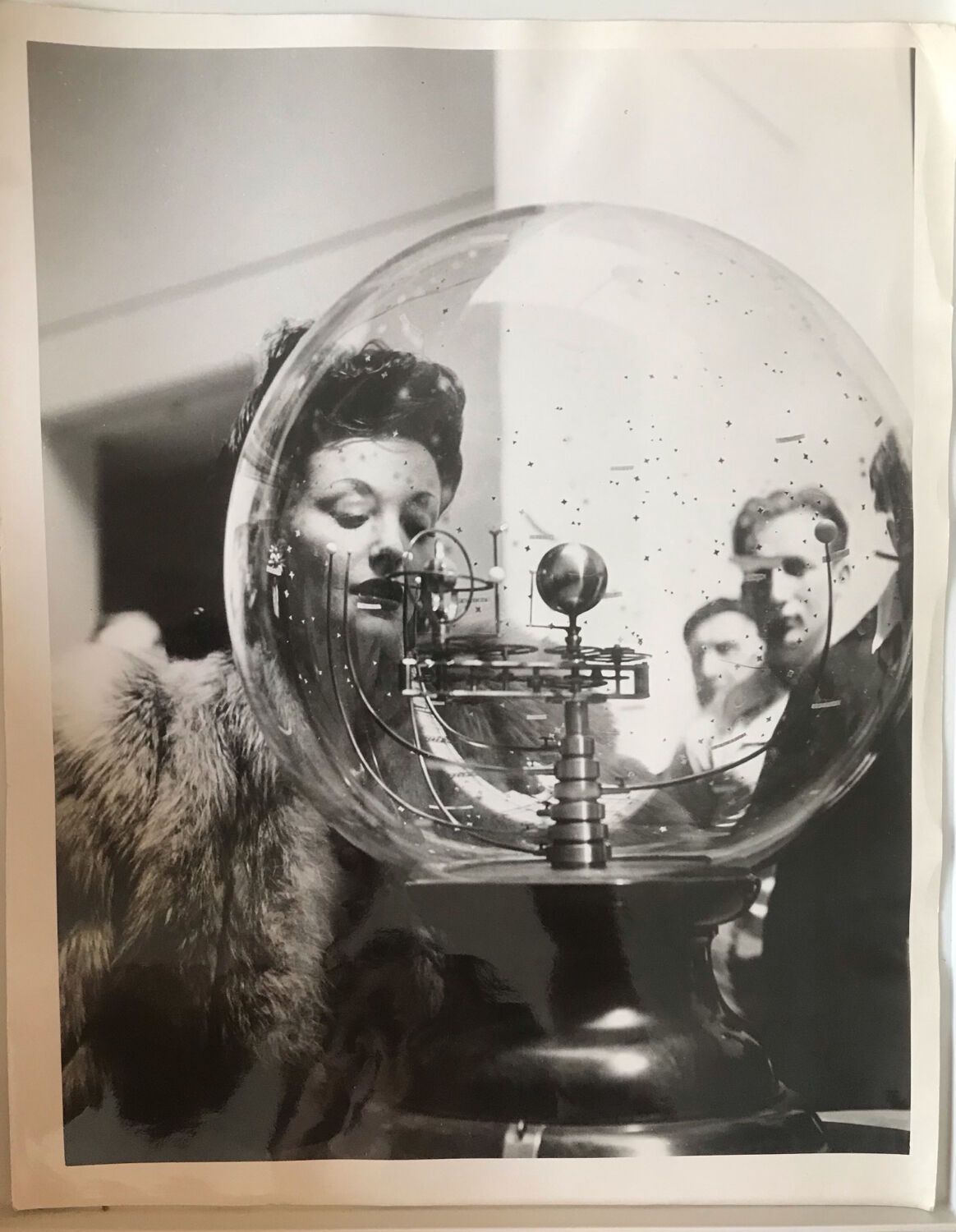 Large fashion print from the 50s Paris, 1950