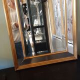 Golden wood parecloses mirror 46x57cm