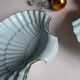 Shell-shaped porcelain dishes.