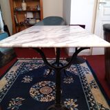 Table de bistrot ben marbre