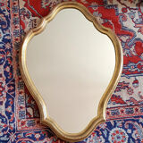 Gilded wooden mirror 71 cm