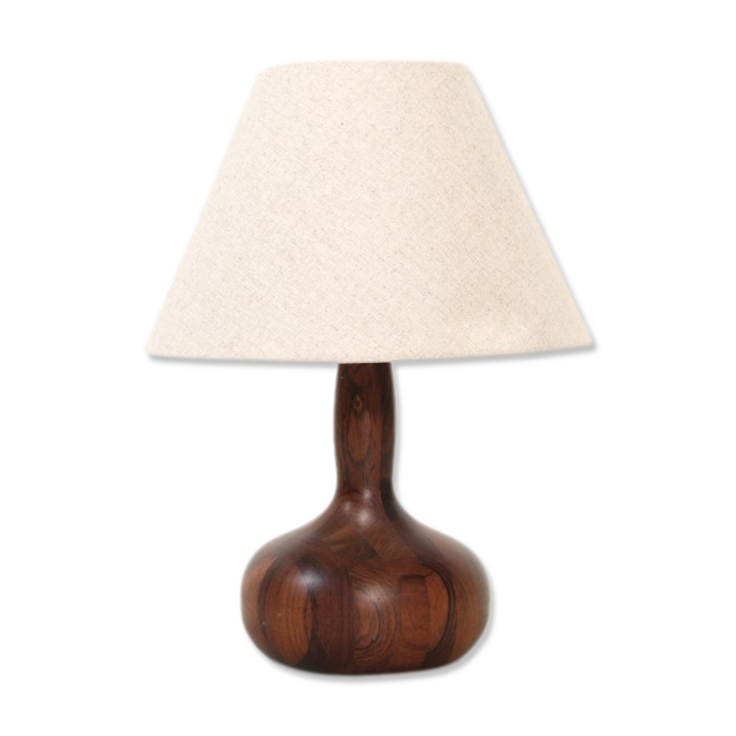 Scandinavian lamp Domus in solid rosewood