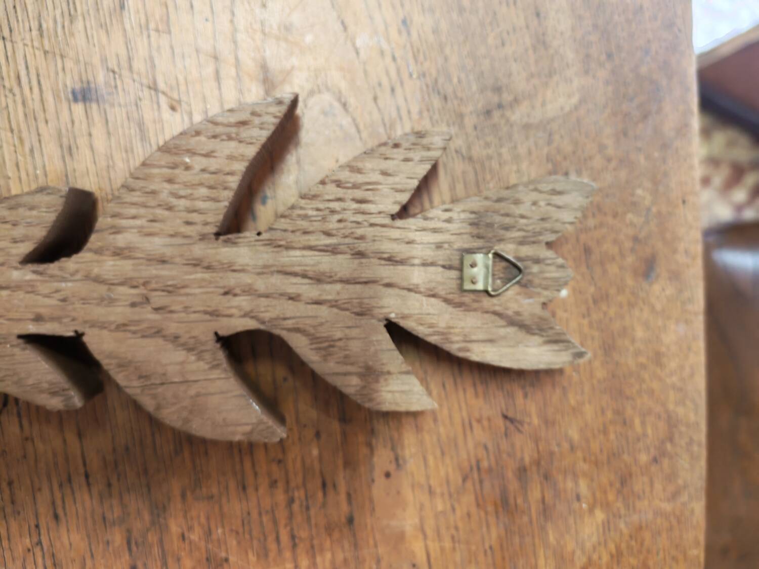 Decorative wooden relief