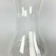 Blown glass carafe with silver frame and cap