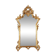 Antique baroque-style wooden mirror Italy 20th century