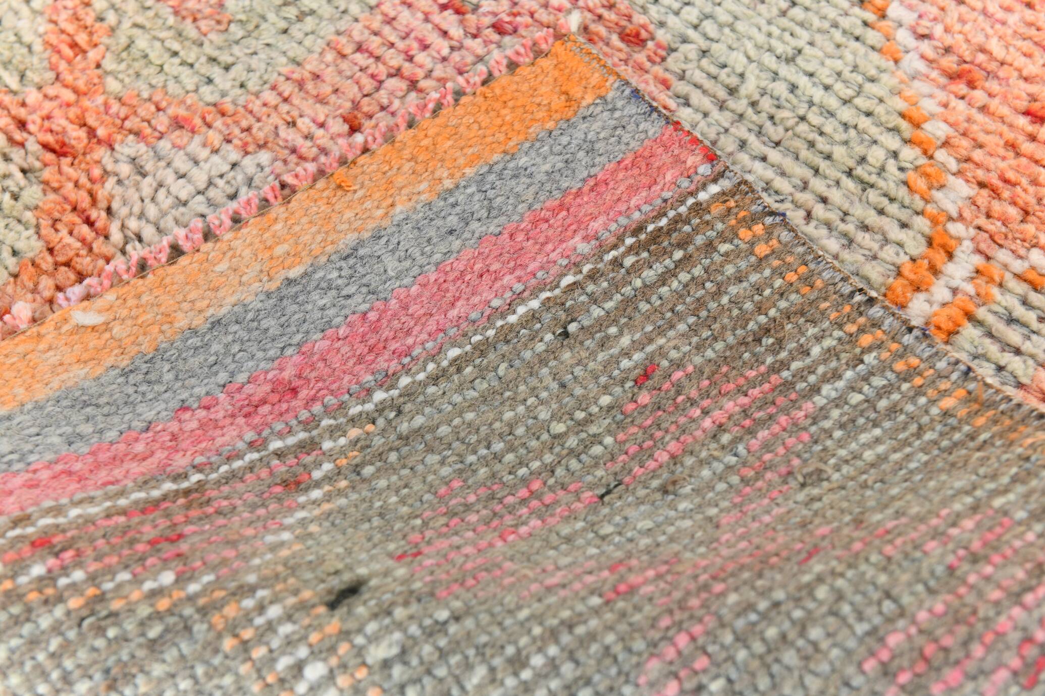 Tapis de couloir vintage turc, 90 x 319 cm