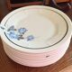 8 Victoria porcelain dessert plates from the 20s - Art Deco