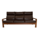 Mid-Century Leather 3-Seater Sofa by .L. Olsen & Søn, Denmark, 1960