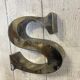 Vintage sign letter