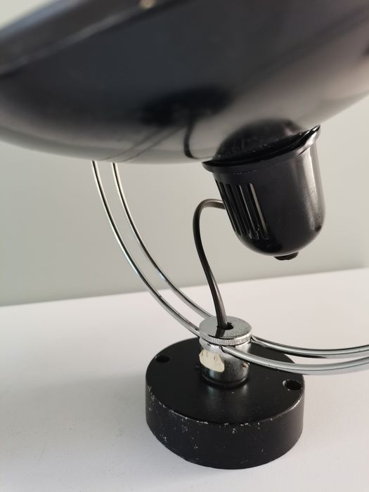 Pair of metal wall lamps 70s