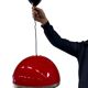 Vintage red space age chandelier / suspension