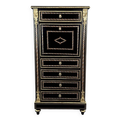 Secrétaire De Style Boulle, époque Napoléon IIIflag