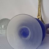 Vase soliflore vintage bleu cobalt