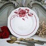 Old mounted earthenware plate