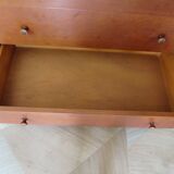 Elégante commode  en merisier – 3 tiroirs –Années 80
