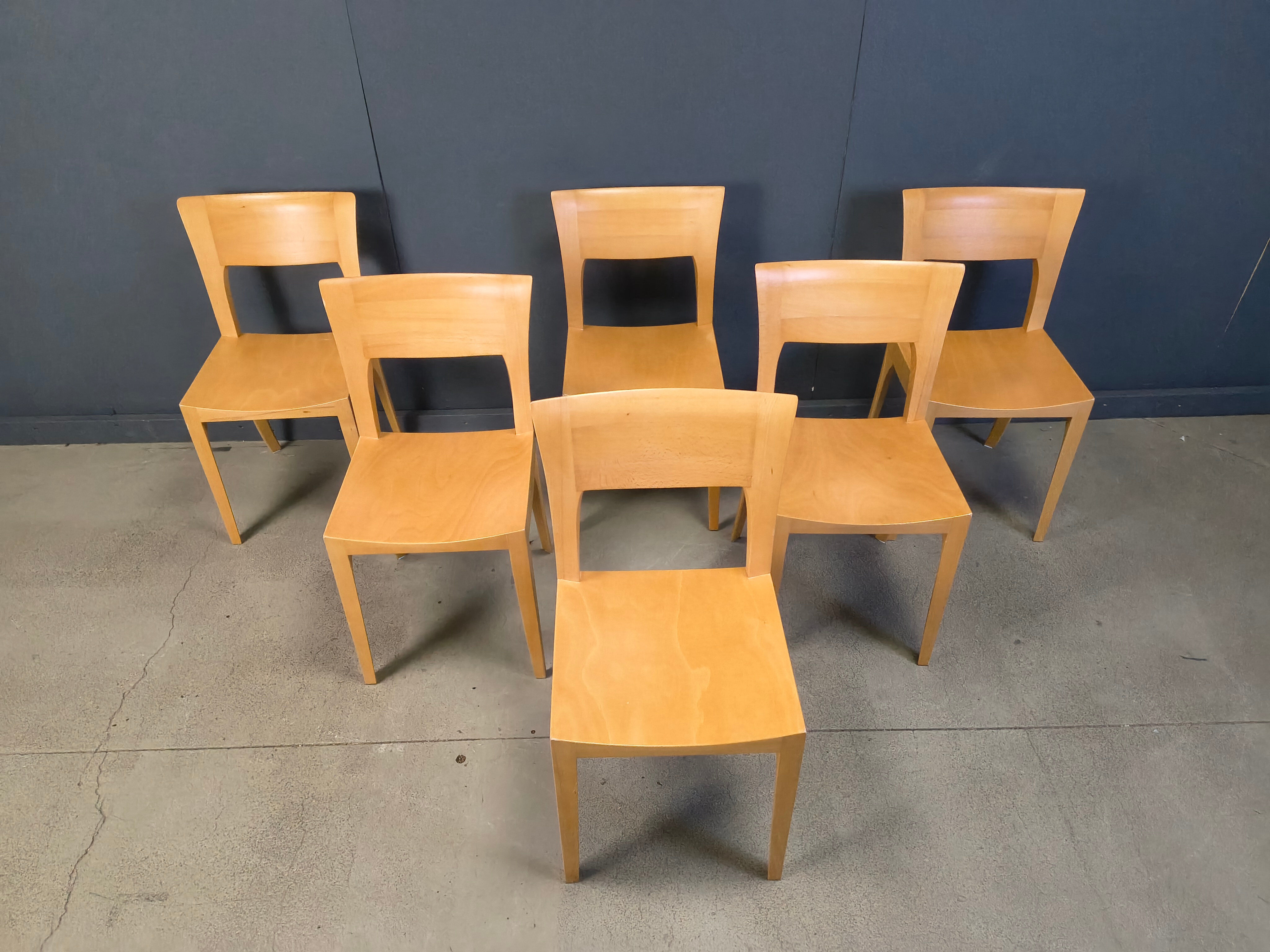 Vintage oak dining chairs, 1980s - Belgium