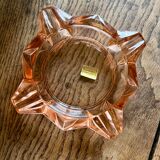 Vintage Luminarc ashtray in pink glass