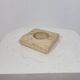 Large vintage travertine ashtray Fratelli Mannnelli Italy 1970s