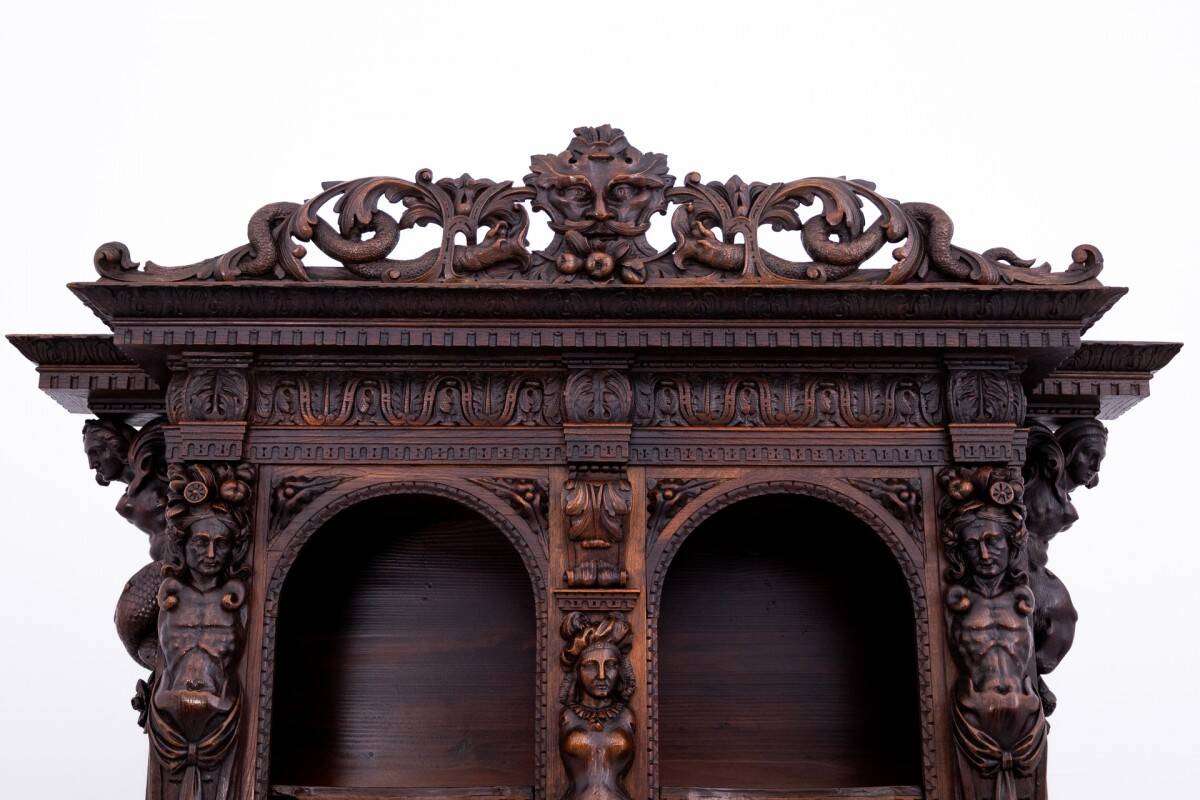 Historic cabinet, France, circa 1870.