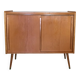 Vintage storage cabinet sliding doors and compass legs