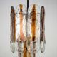 Chandelier vintage en verre de Murano italien par Mazzega, modèle Occhio. Italie années 70.