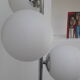 Lamp post  3 globes Italians 70s