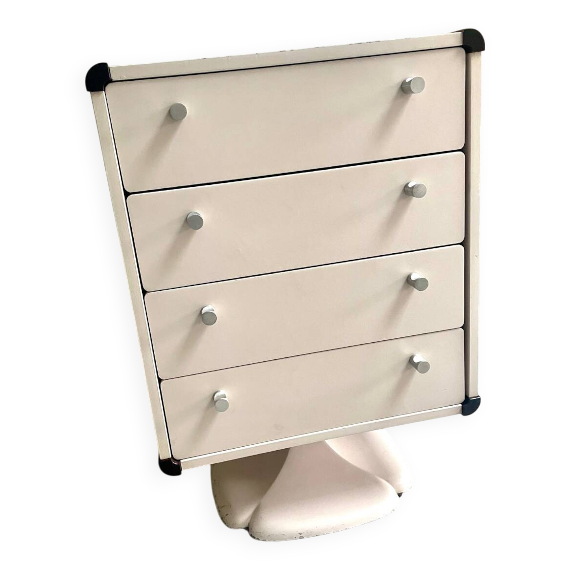Small tulip-shaped chest of drawers 1970 Gauthier