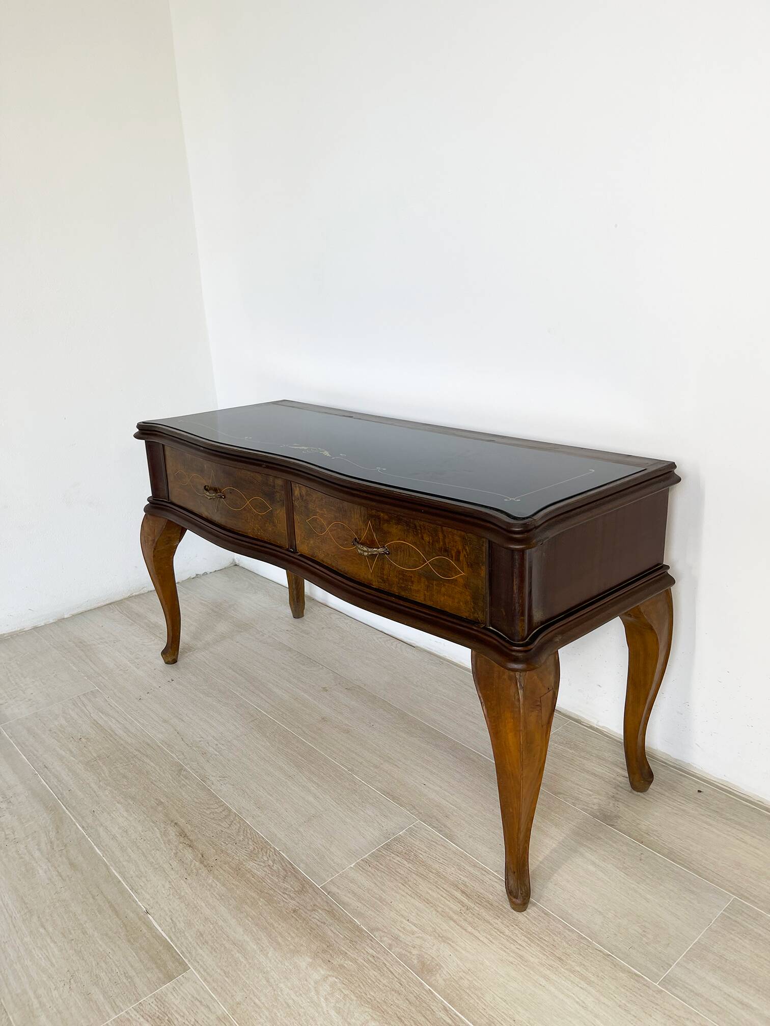 Console italienne/table pétinuse des années 1950