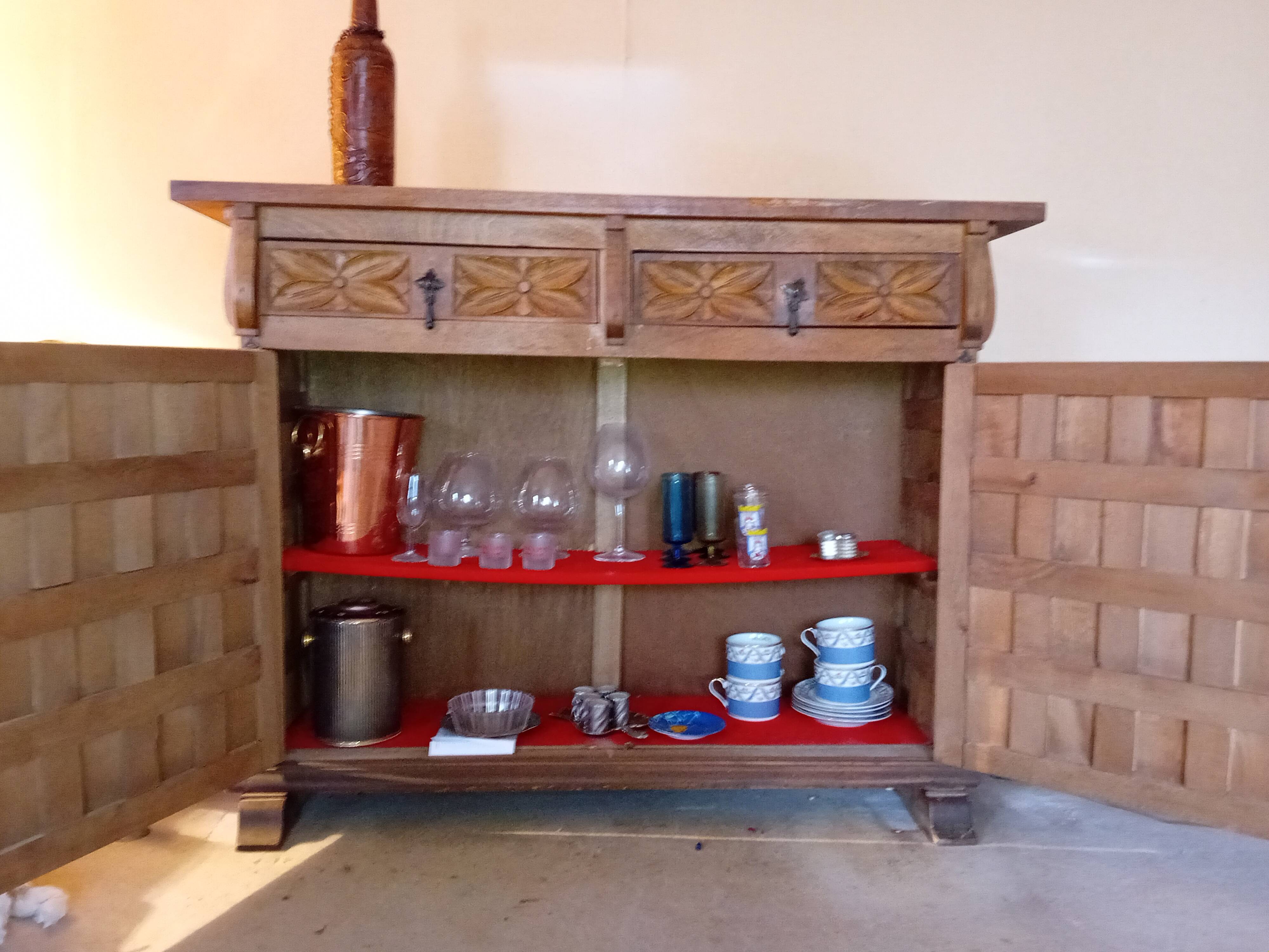 Spanish wooden sideboard