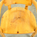 Vintage pine dining chairs by Rainer Daumiller for Hirtshals Sawmill, Denmark 70s